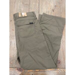 Prana Zion II Mens 31x30 Slate Green Cargo Pocket Stretch Relaxed Fit Pants New